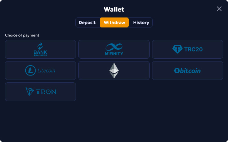 Casper Bets Casino Withdrawal Methods
