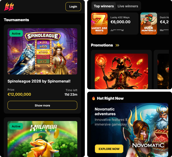 Betbluff Casino Features