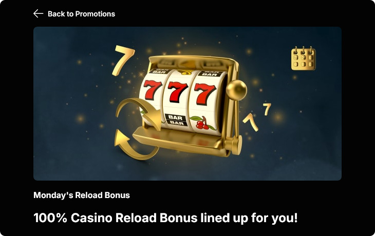 Betbluff Casino Reload Bonus