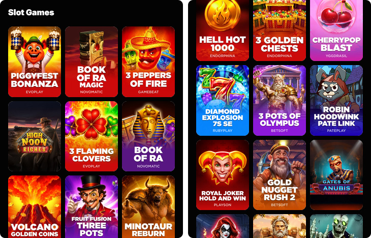 Betbluff Casino Slots