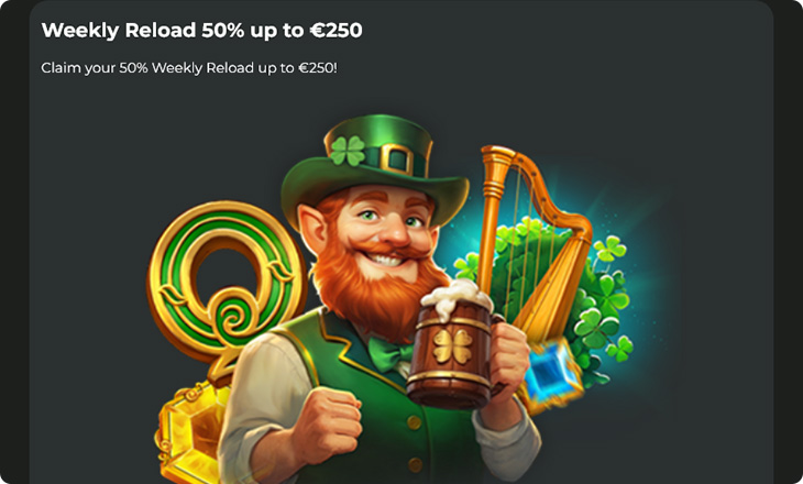 Cleanwins Casino Weekly Reload Bonus