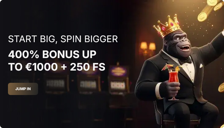 SpinKong Casino üdvözlő bónusz