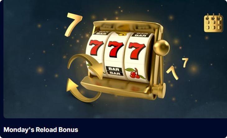 Andromedasino kaszinó Reload bónusz