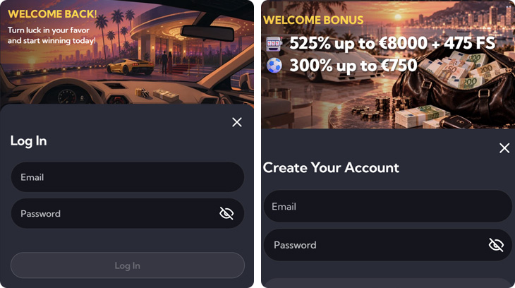 LambaBet Casino Log In