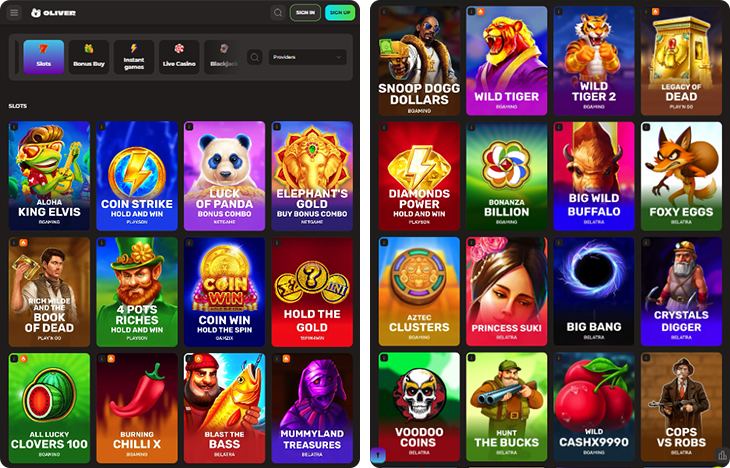 Oliver Casino Slots