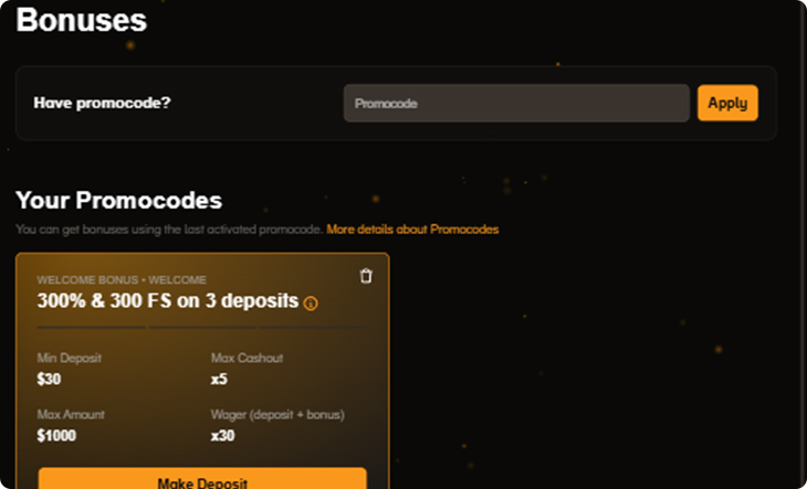 Taboobet Casino paketi dobrodošlice